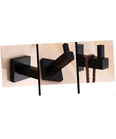 Alipis Towel Hooks Matte Black Coat Hooks for Wall Towel Hanger Hook up Thicken Hook Rack - Buy Online on GoSupps.com