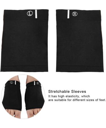 Compression Adjustable Arch Support Sleeves with Gel Cushions | Foot Plantar Fasciitis Relief & Pain Support Socks - International Shipping Available - Buy Online on GoSupps.com