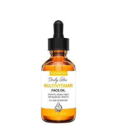 Lure Essentials Daily Glow Multivitamin Face Oil with Jojoba Sea Buckthorn Prickly Pear - Buy Online on GoSupps.com