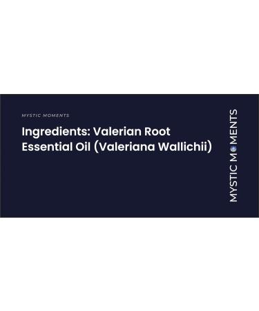Mystic Moments Valerian Root Essential Oil 10ml - Pure Vegan Oil for Diffusers Aromatherapy & Massage - GVO-Free - Buy Online on GoSupps.com