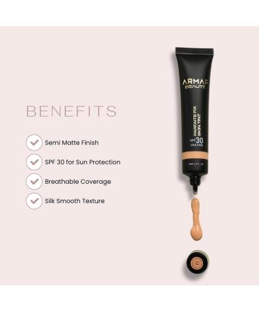 Armaf Beaut Parfaite Fix - Skin Tint | Tinted Moisturizer with Spf 30 For Sun Protection | Semi Matte Finish | Natural 30 ml/1 fl.oz - Buy Online on GoSupps.com