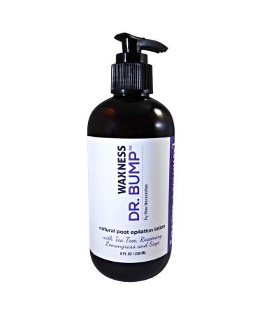 Buy Waxness Dr. Bump Natural Pre-Post Lotion - Tea Tree Rosemary Lemongrass & Sage - 8oz | International Shipping Available - Buy Online on GoSupps.com