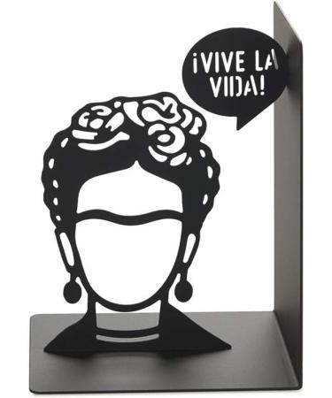 Buy Balvi Frida Bookend - Black Decorative Figure 17 cm | Stylish Iron Book Holder for International Shipping - Buy Online on GoSupps.com