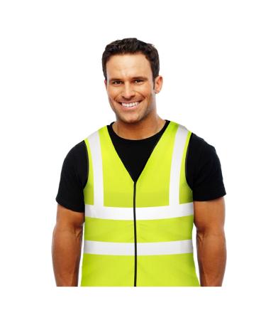Aqua Coolkeeper cooling vest | Work safety vest | Safety vest - neon yellow with reflectors signal yellow M