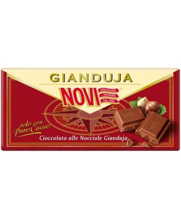  Italian Gourmet E.R. Novi Cioccolato Gianduja Hazelnut Chocolate with Pure Cocoa 100g + Italian Gourmet Tomato Pulp 400g - Buy Online on GoSupps.com