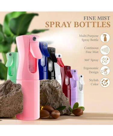 Beauvia Ultra-Fine Continuous Spray Bottle 6.8oz/200ml (Black) - Ideal for Hairstyling, Skincare, Plants, Cleaning & More - Buy Online on GoSupps.com