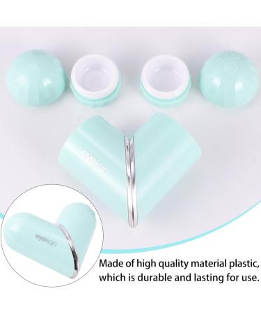 Shop Homsfou Heart-Shaped Colored Contact Lens Holder Case - Easy Stylish & Convenient 9.5x3cm Container for International Shipping - Buy Online on GoSupps.com