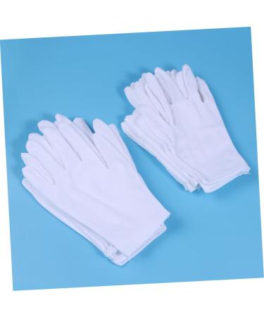 12 Pairs Working for Women White Cotton Gloves Women Work for Women Elastic Cotton Gloves Cotton for Dry Hands Cotton Work Beauty Work Liner Womens Pan Beads White Gloves/346 - Buy Online on GoSupps.com