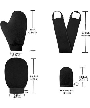 TOSSPER 4 in 1 Tanning Lotion Applicator Self Tanner Mitt Kit Self Tanner Back Tan Applicator - Buy Online on GoSupps.com