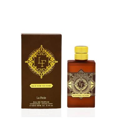 Khadlaj La Fede Oud for Victory Eau De Parfum Spray 3.4 Ounce (Unisex) La Fede Oud for Victory 3.4 Ounce (Pack of 1)