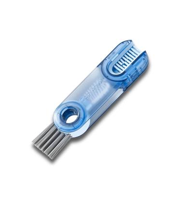 Lmyzcbzl 3 in 1 Multifunctional Cleaning Brush Cup Lid Cleaning Brush Multifunctional Cleaning Brush Tiny Bottle Cup Lid Detail Brush Crevice Cleaning Brush Blue