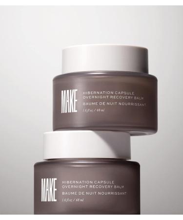Make Hibernation Capsule Overnight Recovery Balm - Intense Hydration Night Cream with Upcycled Apple Extract - Moisturizer for All Skin Types - 1.6 Fl Oz - Buy Online on GoSupps.com