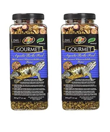 Gourmet Aquatic Turtle Food 11 Ounce (2 Pack) - by Z00 MED