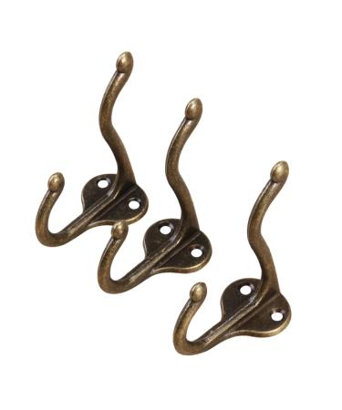 Alipis 10pcs Wall Mount Clothing Rack Towel Hook Retro Hook Vintage Hook Coat Hanger Bathrobe Old Fashioned medium As Shown