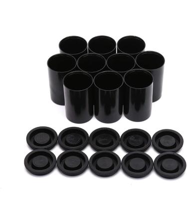 Buy SUNFUA 20pcs Black Plastic Canisters - Ideal for Scientific Activities Small Storage & Treasure Hunting - Durable Film Canisters with Lid - Buy Online on GoSupps.com