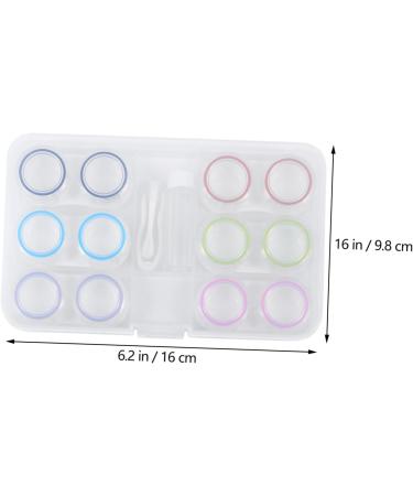 Shop Gatuida Travel Lens Holder Case - Stylish Organizer for Contact Lenses & Glasses | Durable Plastic Storage Box | Perfect for On-the-Go Use - Buy Online on GoSupps.com