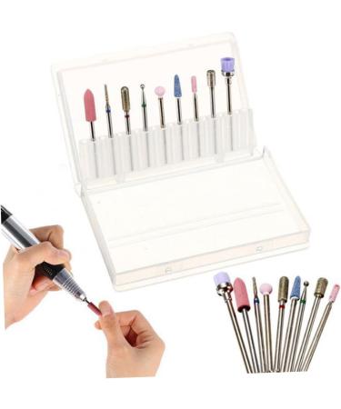 minkissy Nail Set Manicure Drill Bits Nails Kit Diamond Drill Bits Professional Nail Drill Acrylic Nails Drill Bit Acrylic Nail Polishing Kit Nail Kits Corundum Earphone Metal - Buy Online on GoSupps.com