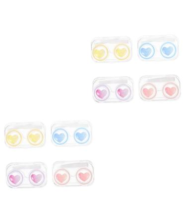 SOLUSTRE Makeup Container 8 Piece Box Case Case Made of Holder Container Organizer Travel PP Cosmetic Mirror