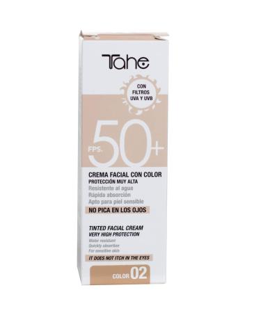 Tahe Facial Sunscreen with Color SPF 50+ | 50ml - Best International Shipping - Buy Online on GoSupps.com