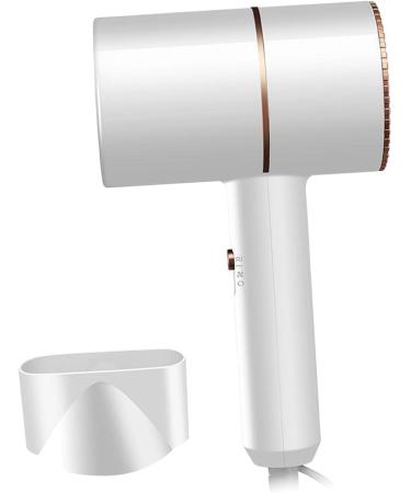 barenx Hammer Hair Dryer Constant Temperature Fast Drying Blow Dryer 3 Gears Hot & Cold Wind for Home Travel US Plug - White - Buy Online on GoSupps.com
