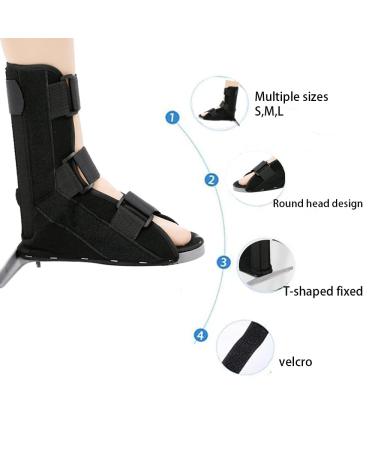 Buy Recovery Shoes & Fracture Boot for Foot & Ankle | T-Bone Fix Post-operative Shoe | Orthopedic Brace for Ankle Injuries | Adjustable Black Medium - Buy Online on GoSupps.com