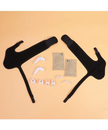 Orthopedic Thumb Brace Set - 12pcs Socks Wrap for Fasciitis, Bunion, Joint Splint - Men and Women - Black - Buy Online on GoSupps.com