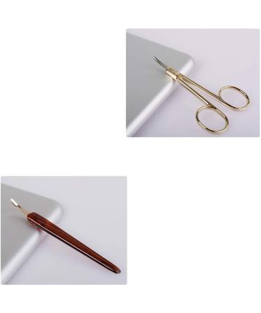 Nail Sets Nail Care Golden Stainless Steel Set Adult Oblique Scissors Nail File Beauty Scissors Travel Beauty Care Tool 9 Sets - Buy Online on GoSupps.com