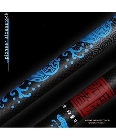 Carbon Fiber Wood T Handle Walking Sticks for Tourism Cane Trekking Nordic Walking Pole Hiking Crutches Ultralight Only 219G Crutches Blackpure - Buy Online on GoSupps.com