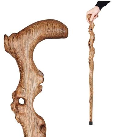 Wooden Walking Sticks for Men & Women Walking stick for rollator Wooden Walking Cane Stick Old Man Walker Anti-slip Walking Rod Solid Wood Crutches for Men Hiking (wood Color) Folding crutcheswooden - Buy Online on GoSupps.com