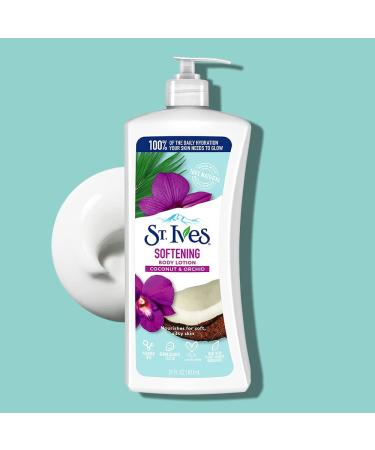 St. Ives Coconut & Orchid Body Lotion 21 oz (Pack of 2) - Hydrating Skin Softening Formula - Buy Online on GoSupps.com
