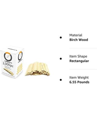 2000 Jumbo Wooden Craft Sticks - Bulk Pack for Arts, Crafts & Holiday Projects - Buy Online on GoSupps.com