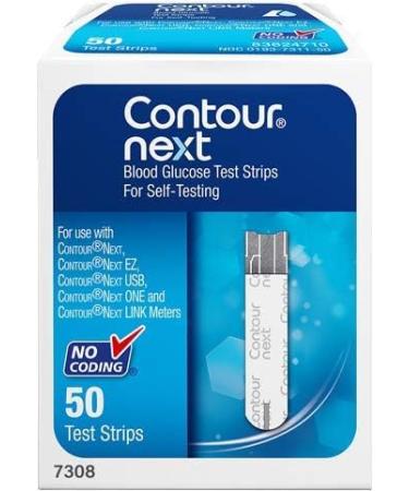 Contour Next EZ Diabetes Testing Kit with Meter, Test Strips, Lancets, Lancing Device, LogBook, and Carry Case - 50 Count - Buy Online on GoSupps.com