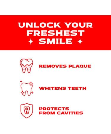 mericaa mall Everfresh + Triple Fresh Formula Red Hot Gel Toothpaste Oral Care. (Pack of 2 X 150G) - Buy Online on GoSupps.com