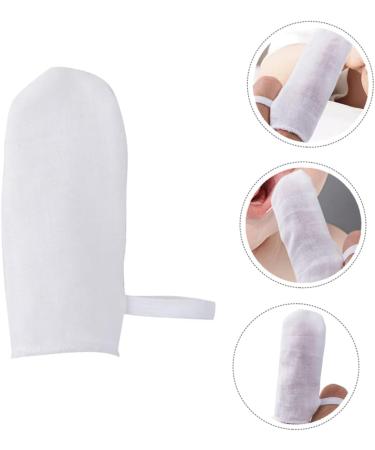 Tovinanna 18-Piece Gauze Fingerlings Tongue Cleaner for Babies | Rubber Baby Milk Stain Remover | Essential Finger Toothbrush for Toddler Care - Buy Online on GoSupps.com
