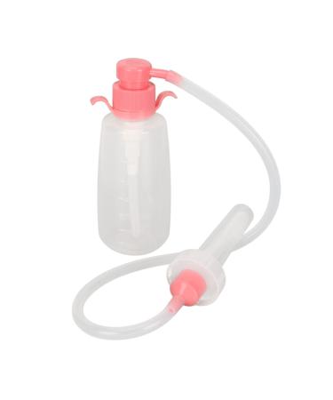Reusable Vaginal Douche Cleaner Manual Pressure Cleaning Daily Care 350 ml Pink
