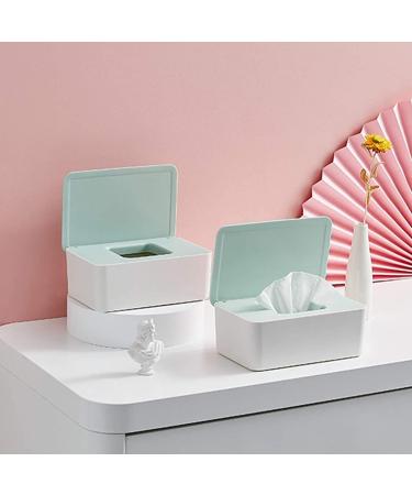 Jiuzcare Wet Wipes Dispenser Box - Reusable Baby Wipe Holder for Home, Office, Car - Green - Buy Online on GoSupps.com
