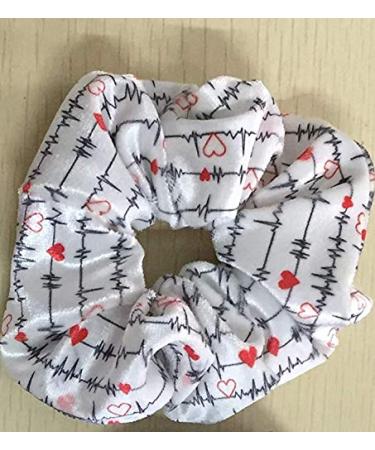 EKG Nurse Scrunchie Set - Nursing Hair Accessories Gift for Nurses - Buy Online on GoSupps.com