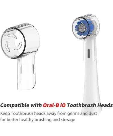 9Pcs Reusable Toothbrush Head Covers for Oral-B iO Replacement Heads | Compatible with Oral-B iO Series Electric Toothbrush - Buy Online on GoSupps.com