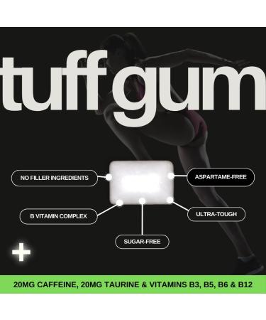 ROCKJAW Hard Jawline Gum 2.0 - Sugar-Free Chewing Gum with 20mg Caffeine & B Vitamins | Smooth Spearmint (2-Month Supply - Buy Online on GoSupps.com