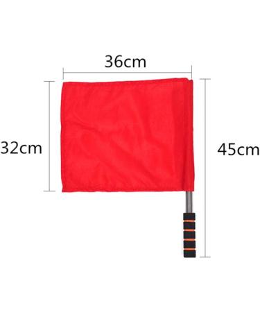 SEWACC Sports Referee Flags 4pcs Set - Ideal for Soccer, Volleyball, Track, and Field Events - Buy Online on GoSupps.com