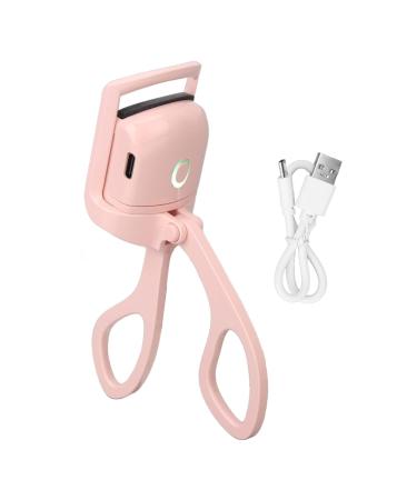 Heated Eyelash Curlers Rechargeable 2 Temperature Modes Handheld Heated lash Curler with Silicone Pad Time Saving Heated Eyelash Curler Long Lasting Eyelash Tool Quick Curling