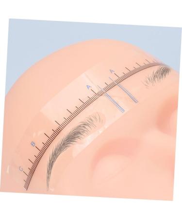 DOITOOL 50pcs Eyebrow Positioning Ruler Stickers Eyebrow Shaper Kit Eyebrow Ruler Disposable Set - Buy Online on GoSupps.com