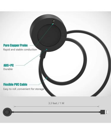TUSITA Charger Compatible with Gen 6 Gen 5 Garrett Hr/Carlyle/Julianna Gen 4 Explorist HR/Venture HR/Sport  Gen 5E  Michael Kors Access  Skagen falster 2 Misfit Vapor 2-Smartwatch Accessories [2-Pack] - Buy Online on GoSupps.com