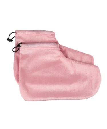 IWOWHERO 2 Pairs Gloves Paraffin Wax Mitts Guantes Mittens Cozies Hand and Foot Liners Paraffin Wax Bath Booties Paraffin Wax Booties Hand & Foot Paraffin Baths Hand Kit Pink Bulls Spa 28x20cm Pink