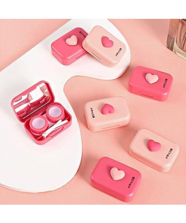 ikappy Rose Red Contact Lens Box & Case - Stylish Storage for Your Contacts | Shop Internationally - Buy Online on GoSupps.com