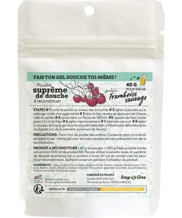 BioSolis Shower Gel Powder Wild Raspberry 40 g