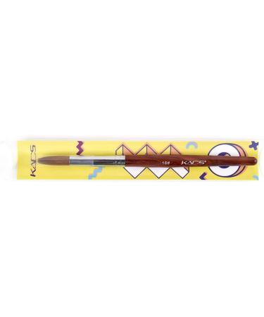 Alexnailart Kolinsky Sable Hair Nail Brush Red Wooden Pen UV Gel Manicure Tool (16#) - Buy Online on GoSupps.com