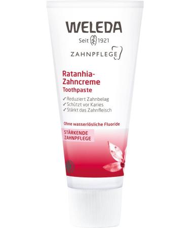WELEDA Ratanhia Toothpaste 6 x 75ml 75 ml (pack of 6)