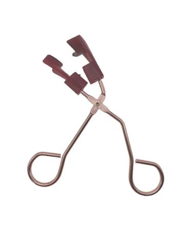 1pc Magnetic Eyelashes Tweezer Magnetic False Eyelash Curler for Magnet Eyelashes Fake Lashes Clip Clamp Makeup Tools (Color : Rosegold-Red)