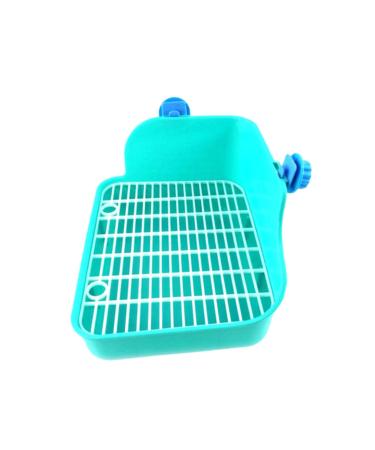 Housoutil Hamster Bedding Hamster Potty Trainer Square Tray Lacework Potty Trainer Cage Chinchilla Pet Rabbit medium Green